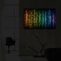 Wallity Lienzo Decorativo Iluminado con LED Multicolor 45 x 70 cm